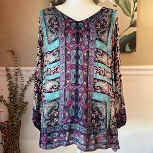Lucky Brand Bohemian Top Sz 1 X